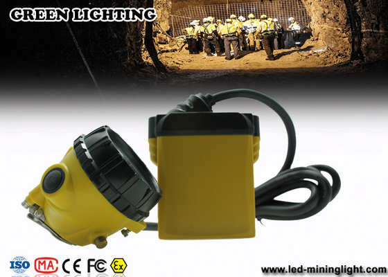 IP68 25000 Lux Mining Cap Lights عمال المناجم كشافات صديقة للبيئة
