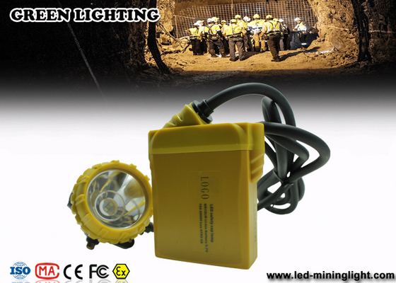 IP68 25000 Lux Mining Cap Lights عمال المناجم كشافات صديقة للبيئة