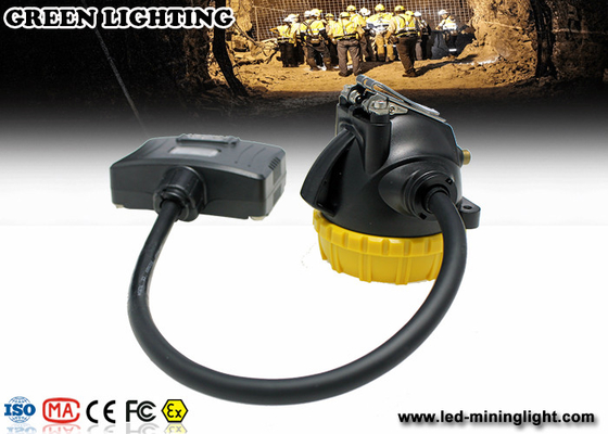 مصباح أمامي LED قابل لإعادة الشحن مقاوم للانفجار ، 208lum 15000lux Safety Miners Lights