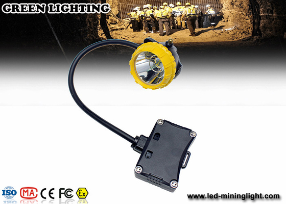مصباح أمامي LED قابل لإعادة الشحن مقاوم للانفجار ، 208lum 15000lux Safety Miners Lights