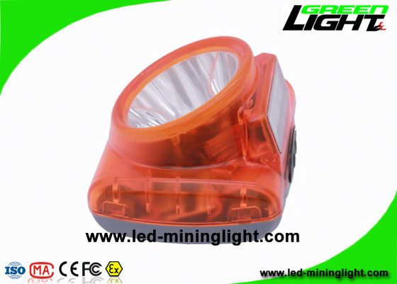 أضواء عمال المناجم المقاومة للانفجار للقبعات الصلبة ، مصباح غطاء عمال المناجم LED خفيف الوزن 13000 لوكس