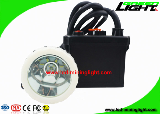 Portable11.Ah 50000LUX LED Mining Cap Lamp قابل لإعادة الشحن للصيد