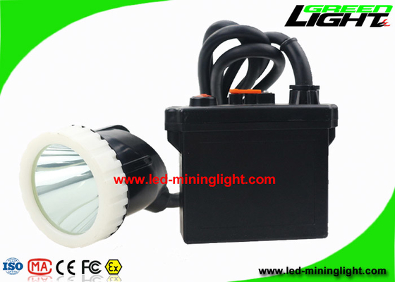 Portable11.Ah 50000LUX LED Mining Cap Lamp قابل لإعادة الشحن للصيد