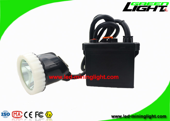 Portable11.Ah 50000LUX LED Mining Cap Lamp قابل لإعادة الشحن للصيد