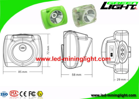 6.8 آه أضواء LED ذات القبعة الصلبة عالية الأداء لنفق المناجم تحت الأرض