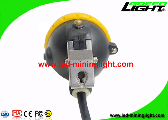 مصباح LED منخفض الطاقة تحذير عمال المناجم أصفر / أسود اللون للسلامة تحت الأرض