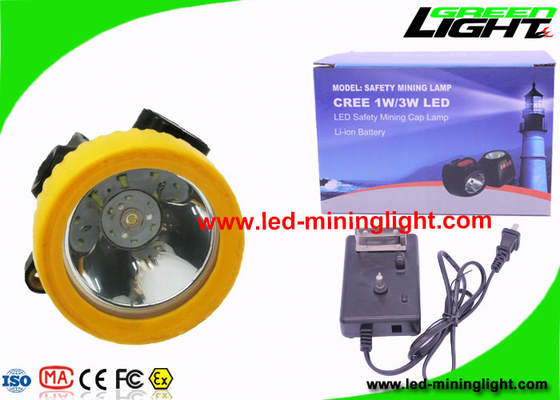 بطارية ليثيوم أيون قابلة لإعادة الشحن ، كشافات LED ليد عمر طويل لعمال المناجم