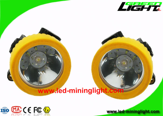 4000 Lux LED Mining Cap Lamp ، مهندس المواد البلاستيكية أضواء تعدين الفحم