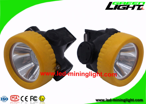 4000 Lux LED Mining Cap Lamp ، مهندس المواد البلاستيكية أضواء تعدين الفحم