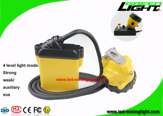 SOS Safety Mining Hard Hat Lights 3W Power مع كأس مادة الألومنيوم