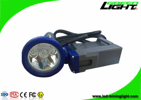 كشافات LED قابلة لإعادة الشحن عالية الأمان ، مصباح التعدين LED مع غلاف أزرق ورمادي