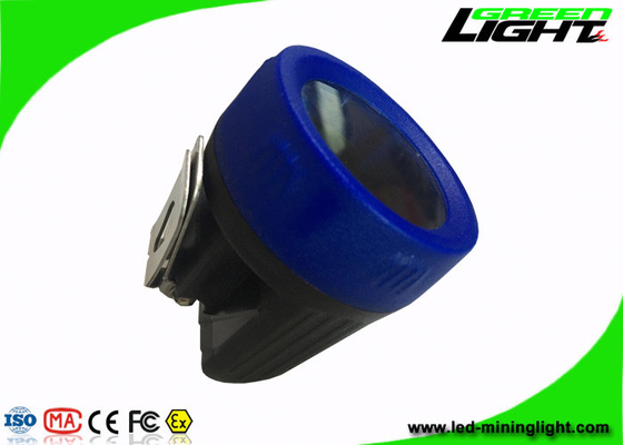 مصباح أمامي LED للتعدين مضاد للانفجار لون أزرق مع بطارية ليثيوم أيون قابلة لإعادة الشحن