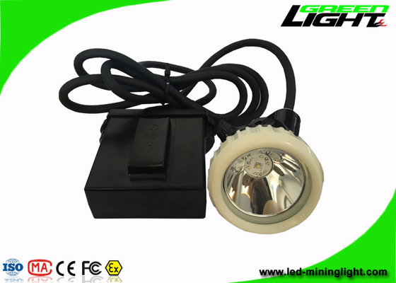22 ساعة وقت الإضاءة 6.6Ah تحت الأرض كشافات LED قابلة لإعادة الشحن للسلامة 4000 لوكس مع غلاف كمبيوتر ملون