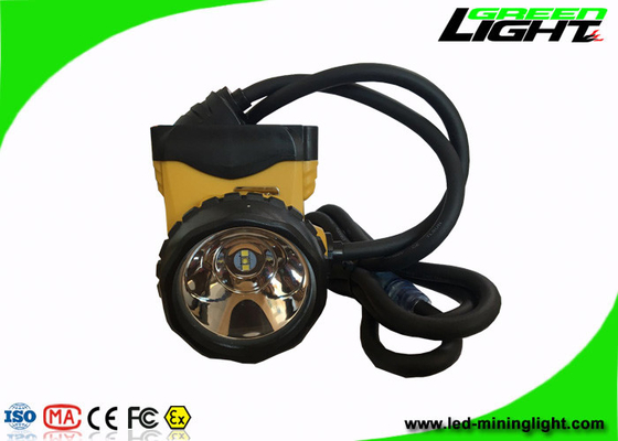 25000 Lux High Power Rechargeable Miners كشافات بخط شفاف مع أربعة أوضاع للإضاءة