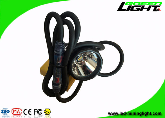 25000 Lux High Power Rechargeable Miners كشافات بخط شفاف مع أربعة أوضاع للإضاءة