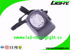 220g LED كشافات التعدين 8000lux سطوع لمكافحة الحرائق / الإصلاح