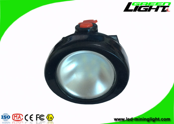 مصباح أمامي LED للتعدين بوزن 143 جم 10000 لوكس مع غلاف ملون باللونين الأحمر والأسود