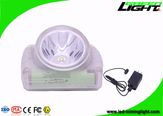 480mA Miners Cap Lamp وقت عمل طويل مع شاشة OLED الرقمية USB المحمولة 4 ساعات شاحن سريع