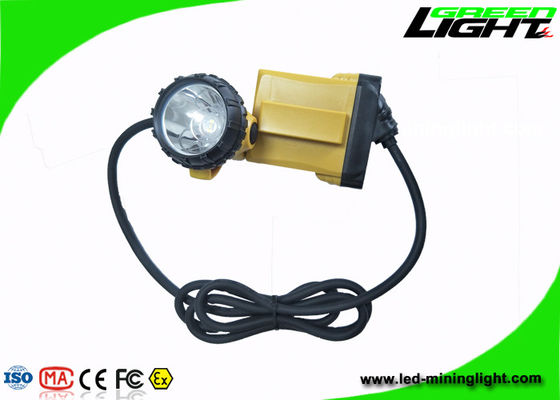 ضوء التعدين LED عالي الشعاع ، كشافات التعدين LED مع حزمة بطارية ذات سعة كبيرة