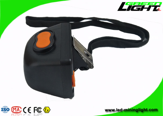 5.7Ah 3.7V LED أضواء تعدين الفحم سطوع أعلى 450mA مع اللون البرتقالي / الأسود