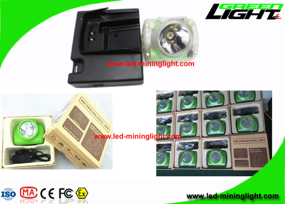 مصباح سقف عمال المناجم اللاسلكي الكل في واحد مع شاحن USB / شاشة Oled