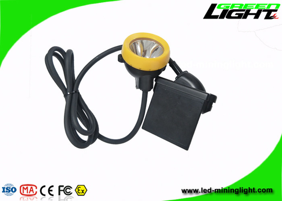 15000lux Brightness Miners Cap Lamp 216lum مضيئة مع 16 ساعة من وقت العمل