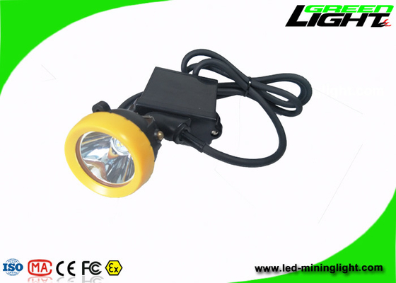 15000lux Brightness Miners Cap Lamp 216lum مضيئة مع 16 ساعة من وقت العمل
