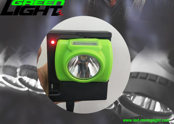 GLC-6 Led Mining Cap Lamp معلومات سطوع قوي IP68 مع شاشة OLED
