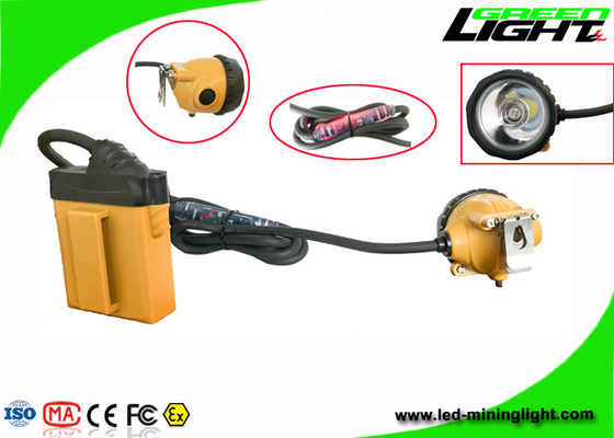 Hight Lightness Led Miners Light ، 25000lux قابلة للشحن كشافات IP68