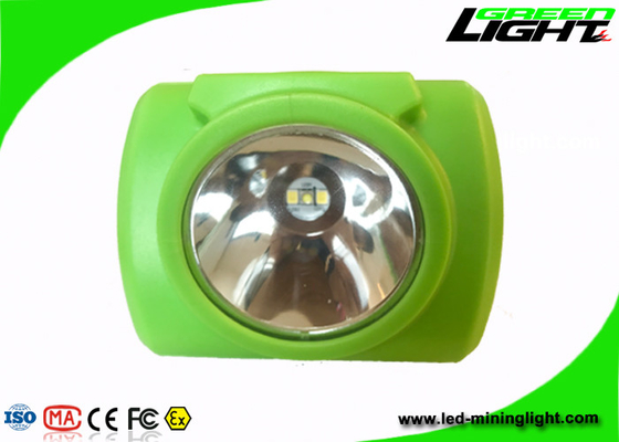 USB شحن 13000lux LED Mining Light PC Beam Safety OLED Screen with Push Button