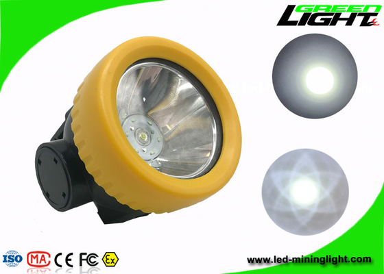 0.74W 5000lux سطوع قوي LED ضوء التعدين IP68 مقاوم للماء 1000 دورة بطارية