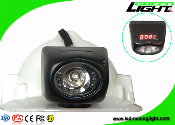 ضوء التعدين LED المضاد للانفجار 8000lux سطوع أعلى مع شاشة LCD عالية الشعاع