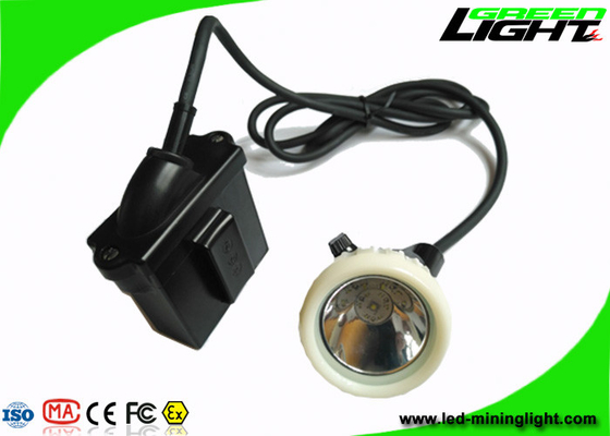 ضوء التعدين LED تحت الأرض 10000lux 6.6Ah بطارية قابلة للشحن IP67 مع كابل