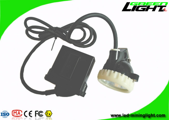ضوء التعدين LED تحت الأرض 10000lux 6.6Ah بطارية قابلة للشحن IP67 مع كابل