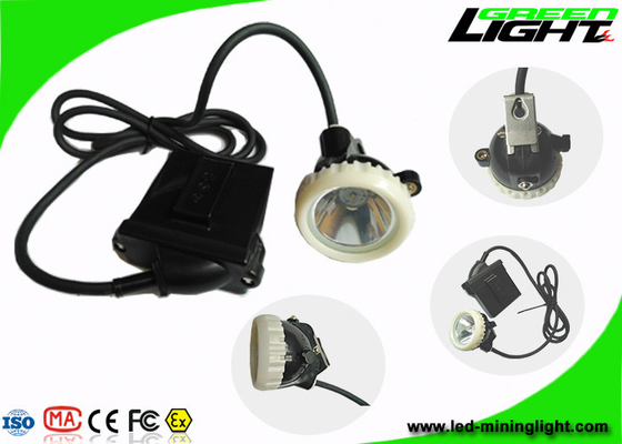 ضوء التعدين LED تحت الأرض 10000lux 6.6Ah بطارية قابلة للشحن IP67 مع كابل