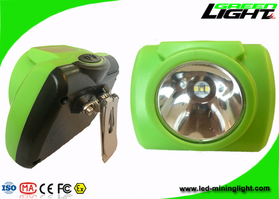 IP68 مقاوم للماء التعدين الصلب قبعة أضواء LED ، عمال المناجم خوذة ضوء مادة الكمبيوتر