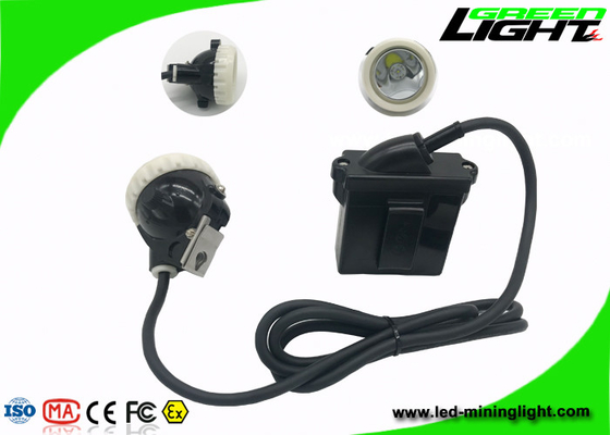 CE LED Mining Light IP68 Waterproof 6.6Ah بطارية ليثيوم أيون قابلة لإعادة الشحن سطوع 10000lux