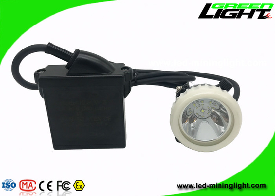 ABS LED Mining Cap Lights IP68 6.6Ah Li - بطارية أيون سطوع 10000lux