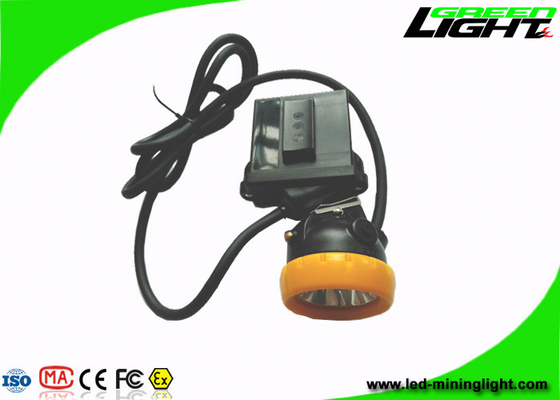 قاد CREE LED التعدين الصلب قبعة الأنوار 10000Lux مع وظيفة تحذير منخفضة الطاقة