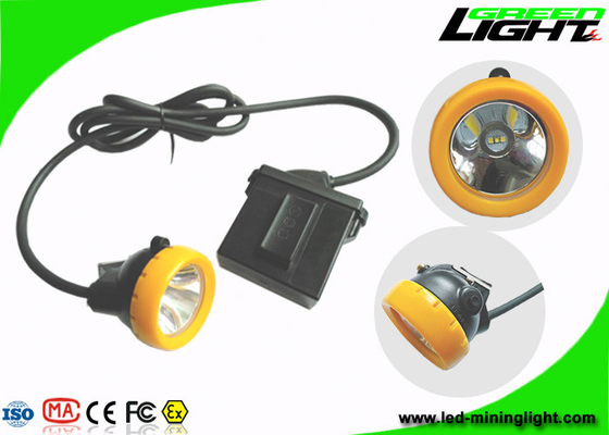 قاد CREE LED التعدين الصلب قبعة الأنوار 10000Lux مع وظيفة تحذير منخفضة الطاقة