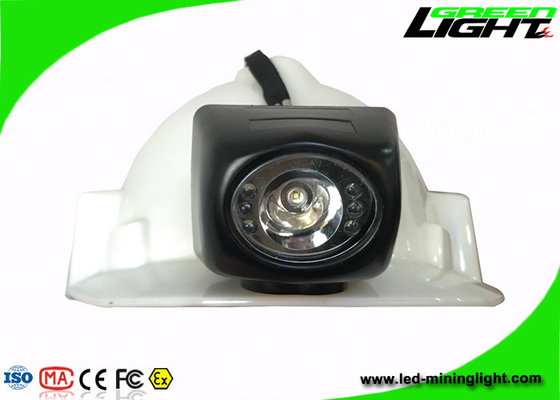سلامة IP68 LED ضوء التعدين 8000lux سطوع 5.7Ah بطارية 1000 دورة موافقة CE