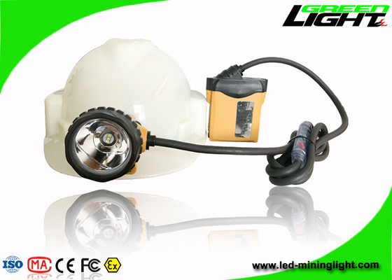 ضوء التعدين LED تحت الأرض للفحم 25000lux سطوع 10.4Ah بطارية سامسونج