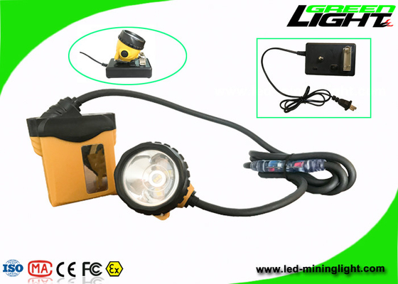 ضوء التعدين LED تحت الأرض للفحم 25000lux سطوع 10.4Ah بطارية سامسونج
