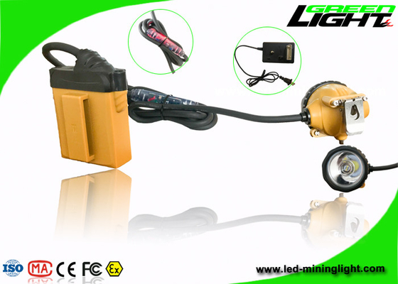 ضوء التعدين LED تحت الأرض للفحم 25000lux سطوع 10.4Ah بطارية سامسونج