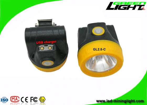 IP68 مقاوم للماء اللاسلكي التعدين كاب مصابيح 10000 لوكس مادة ABS مع شاحن USB