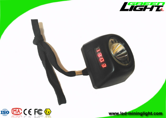 سلامة IP68 LED ضوء التعدين 8000lux سطوع 5.7Ah بطارية 1000 دورة موافقة CE