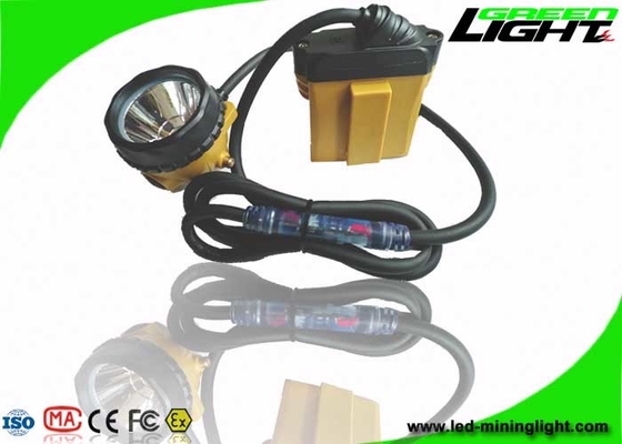 25000lux عالية السطوع أضواء تعدين الفحم IP68 3.7V مع كبل ضوء فلاش