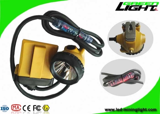 25000lux عالية السطوع أضواء تعدين الفحم IP68 3.7V مع كبل ضوء فلاش