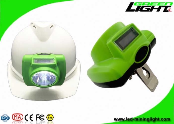 مادة ABS PC قابلة لإعادة الشحن LED كشافات شاشة OLED IP68 13000lux 6.8Ah 1.78W