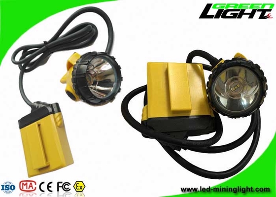 IP68 25000lux LED أضواء التعدين المضادة للانفجار 348lum بطارية سامسونج 10.4Ah